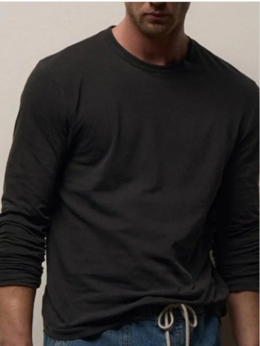 James Perse Charcoal Grey Long sleeve Shirt